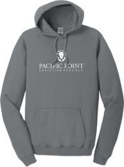 Essential Pigment-Dyed Pullover Hooded Sweatshirt, Pewter